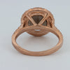 1 CT Round Cut Smokey Quartz Ring - ZIZOV DIAMONDS