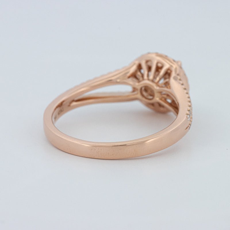 1 CT Round Cut Split Band Halo Solitaire (LG) - ZIZOV DIAMONDS