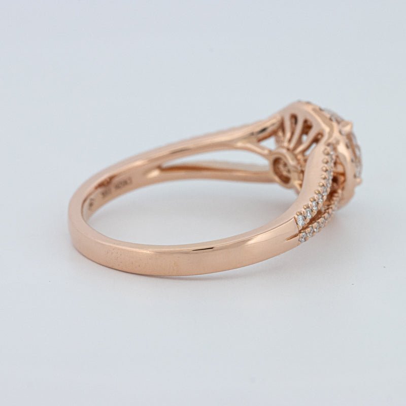 1 CT Round Cut Split Band Halo Solitaire (LG) - ZIZOV DIAMONDS