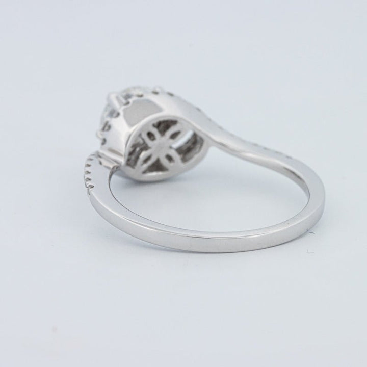 1 CT Round Cut Twist Band Pavé Solitaire (LG) - ZIZOV DIAMONDS