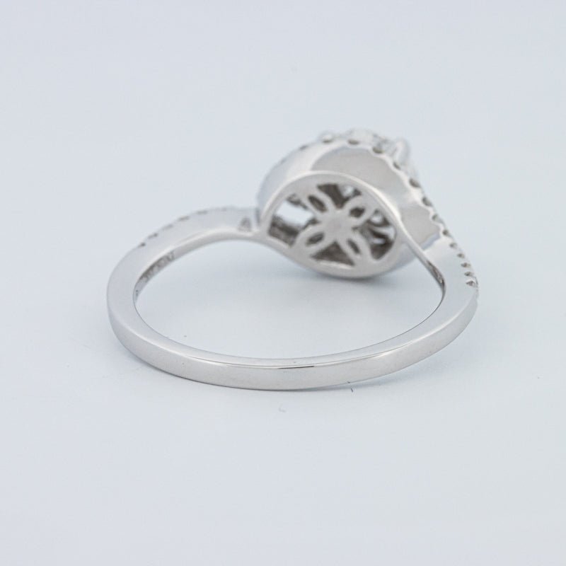 1 CT Round Cut Twist Band Pavé Solitaire (LG) - ZIZOV DIAMONDS
