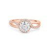 1 CT Round Cut Twist Band Pavé Solitaire (LG) - ZIZOV DIAMONDS
