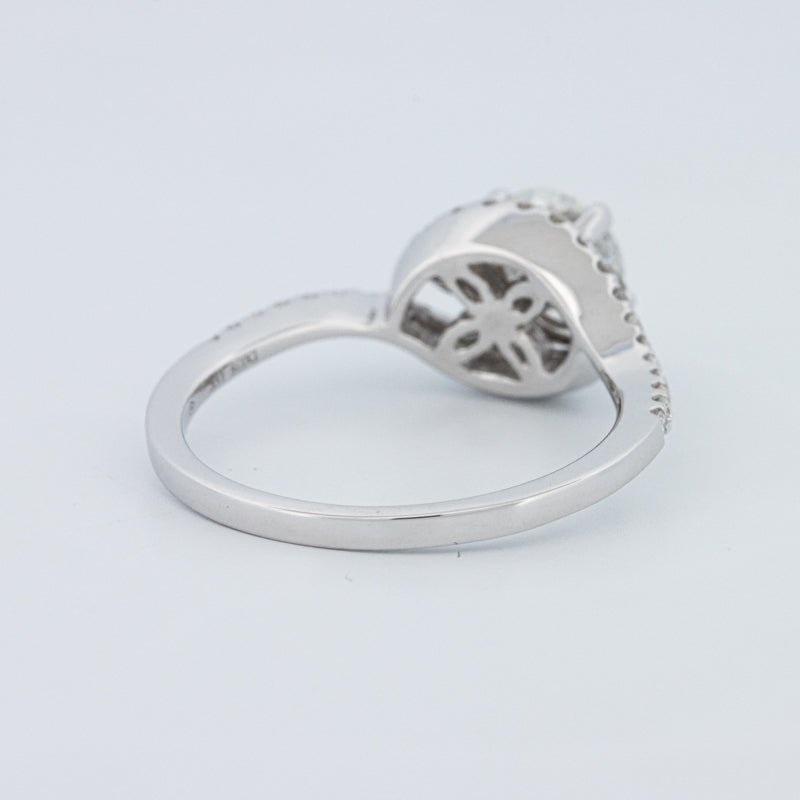 1 CT Round Cut Twist Band Pavé Solitaire (LG) - ZIZOV DIAMONDS