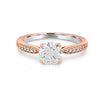 1 CT Round Pavé Solitaire (LG) - ZIZOV DIAMONDS