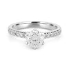 1 CT Round Solitaire Pavé (LG) - ZIZOV DIAMONDS