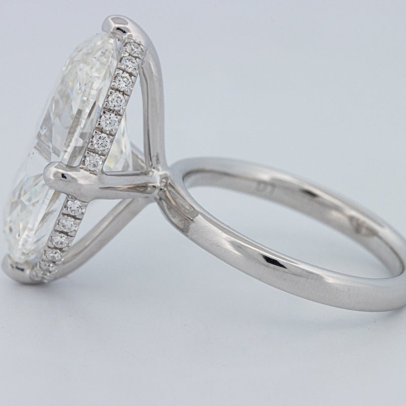 10 CT ''East - West" Halo Solitaire (LG) - ZIZOV DIAMONDS