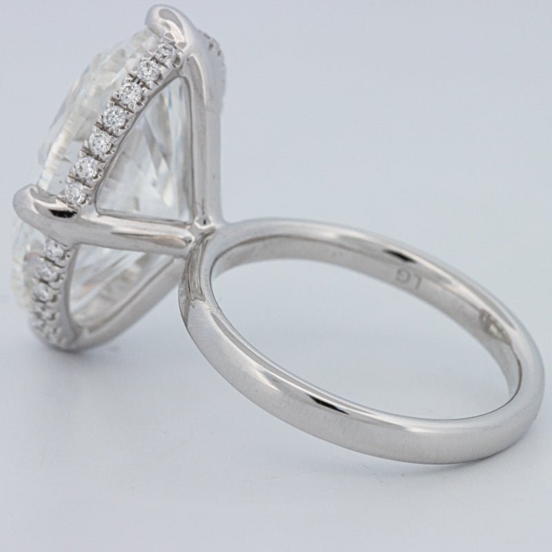 10 CT ''East - West" Halo Solitaire (LG) - ZIZOV DIAMONDS