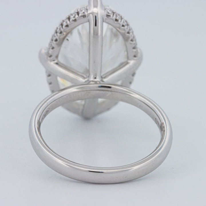 10 CT ''East - West" Halo Solitaire (LG) - ZIZOV DIAMONDS