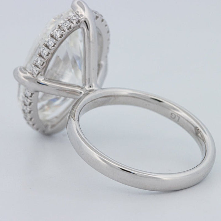 10 CT ''East - West" Halo Solitaire (LG) - ZIZOV DIAMONDS