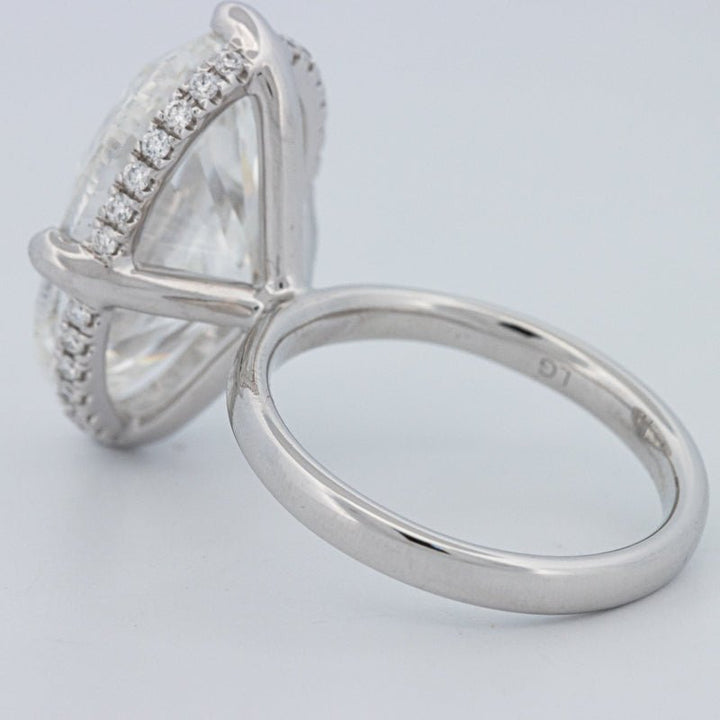 10 CT ''East - West" Halo Solitaire (LG) - ZIZOV DIAMONDS