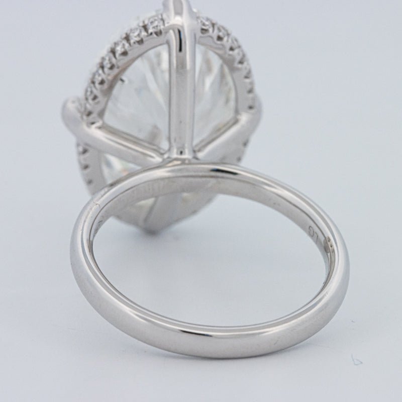 10 CT ''East - West" Halo Solitaire (LG) - ZIZOV DIAMONDS