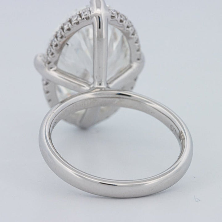 10 CT ''East - West" Halo Solitaire (LG) - ZIZOV DIAMONDS