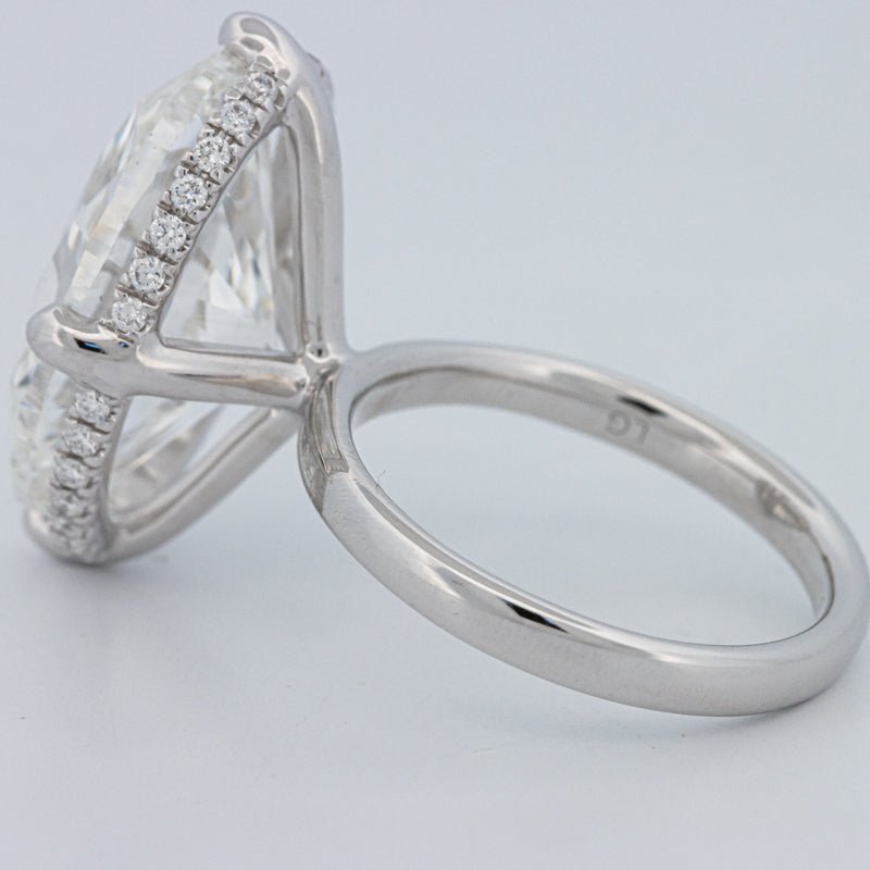10 CT ''East - West" Halo Solitaire (LG) - ZIZOV DIAMONDS