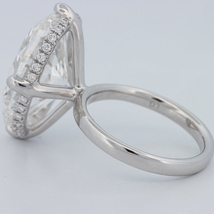 10 CT ''East - West" Halo Solitaire (LG) - ZIZOV DIAMONDS