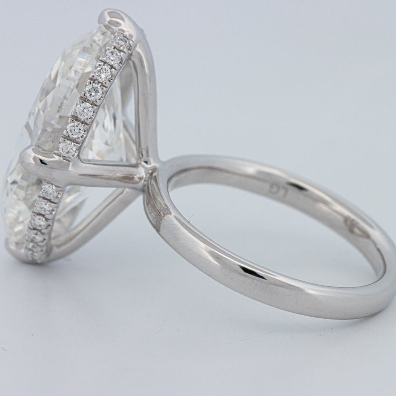 10 CT ''East - West" Halo Solitaire (LG) - ZIZOV DIAMONDS