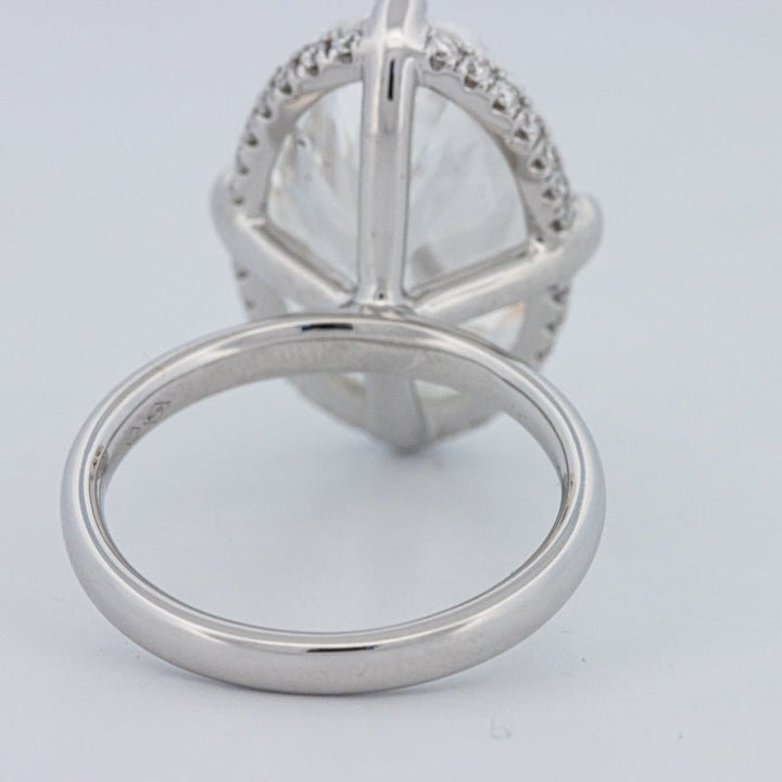 10 CT ''East - West" Halo Solitaire (LG) - ZIZOV DIAMONDS