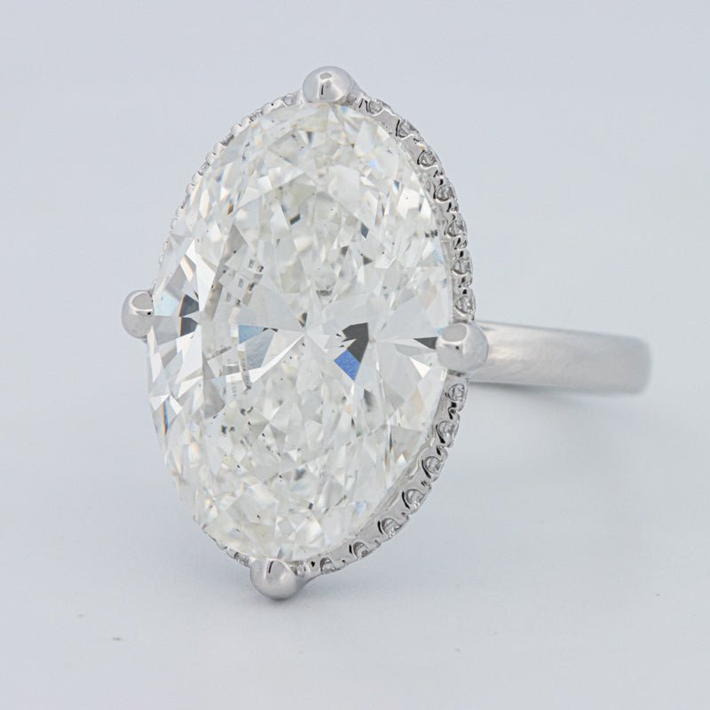 10 CT «East-West» Halo Solitaire (LG)