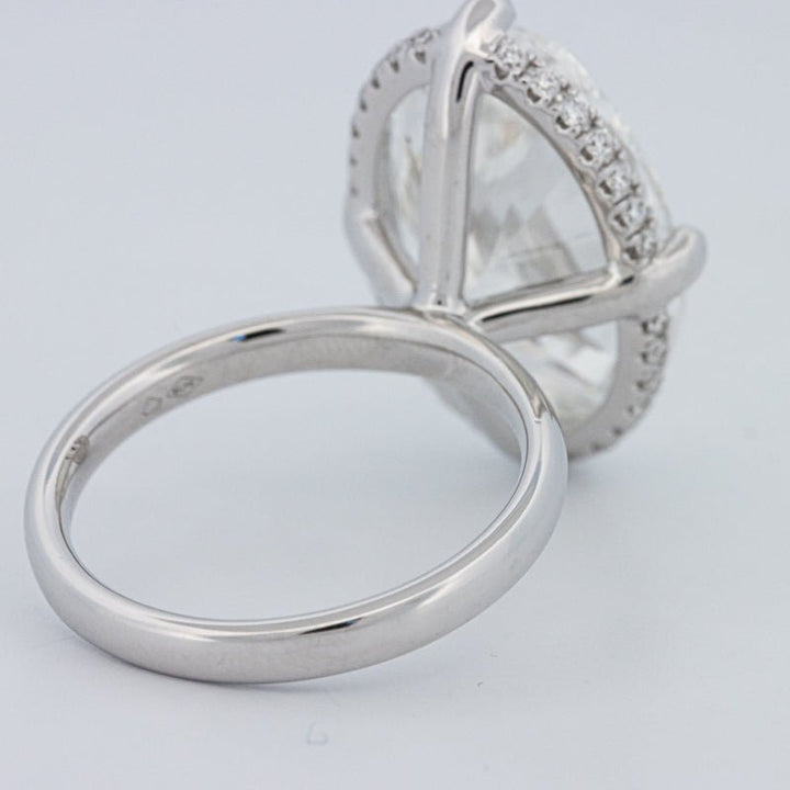 10 CT ''East - West" Halo Solitaire (LG) - ZIZOV DIAMONDS