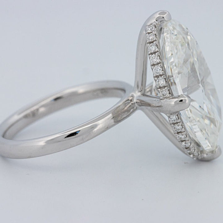 10 CT ''East - West" Halo Solitaire (LG) - ZIZOV DIAMONDS