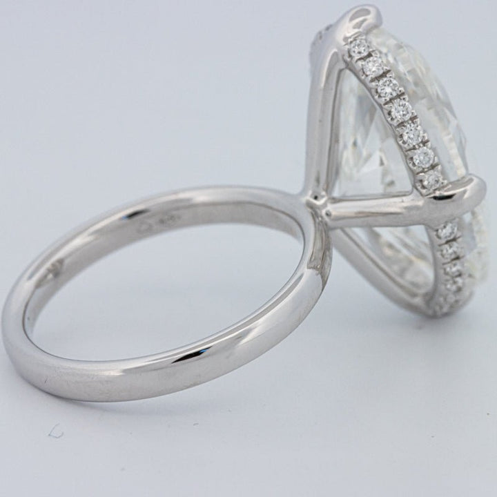 10 CT ''East - West" Halo Solitaire (LG) - ZIZOV DIAMONDS