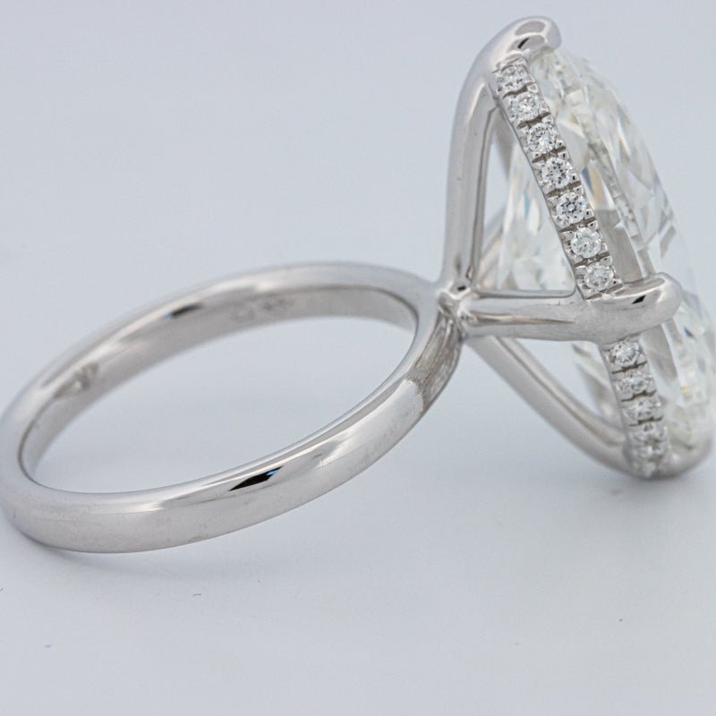 10 CT ''East - West" Halo Solitaire (LG) - ZIZOV DIAMONDS