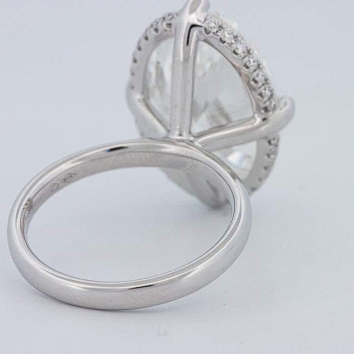 10 CT ''East - West" Halo Solitaire (LG) - ZIZOV DIAMONDS