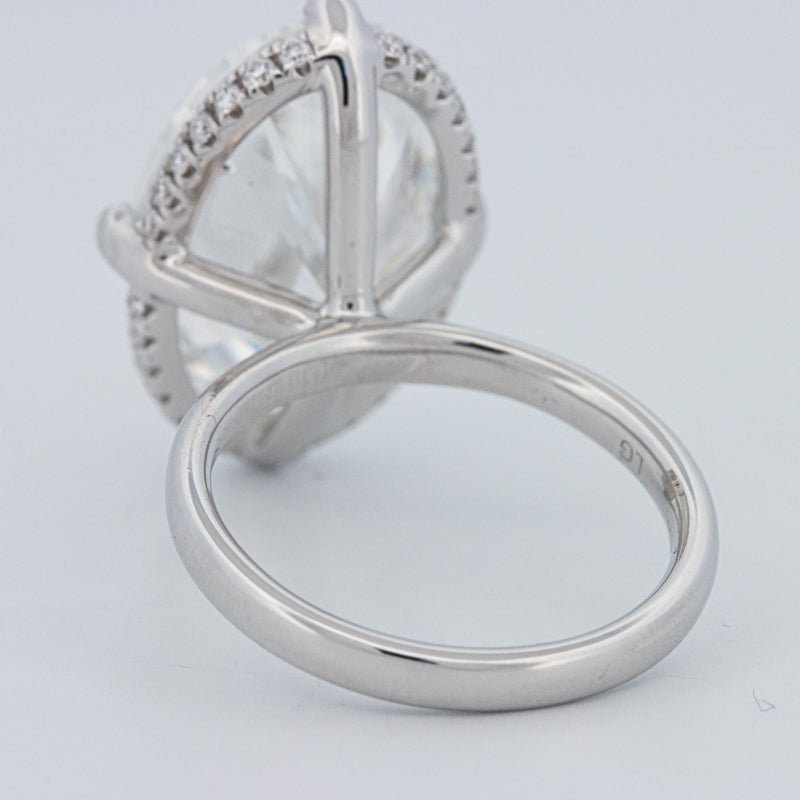 10 CT ''East - West" Halo Solitaire (LG) - ZIZOV DIAMONDS