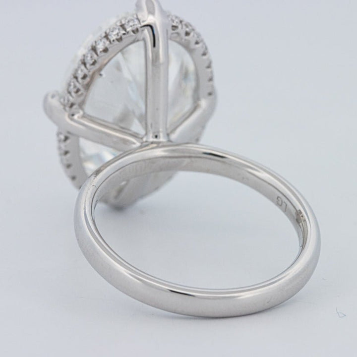 10 CT ''East - West" Halo Solitaire (LG) - ZIZOV DIAMONDS