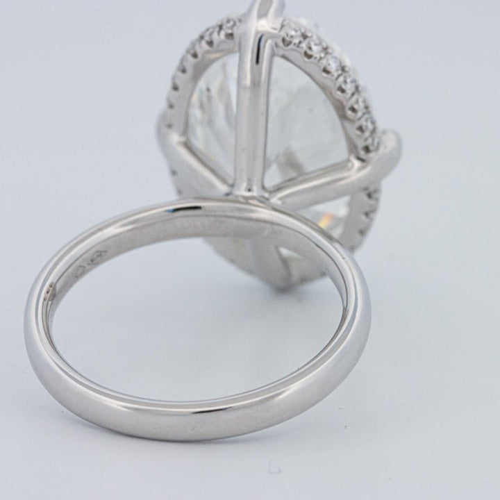 10 CT ''East - West" Halo Solitaire (LG) - ZIZOV DIAMONDS