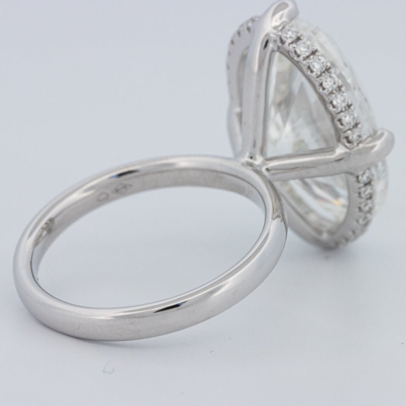 10 CT ''East - West" Halo Solitaire (LG) - ZIZOV DIAMONDS