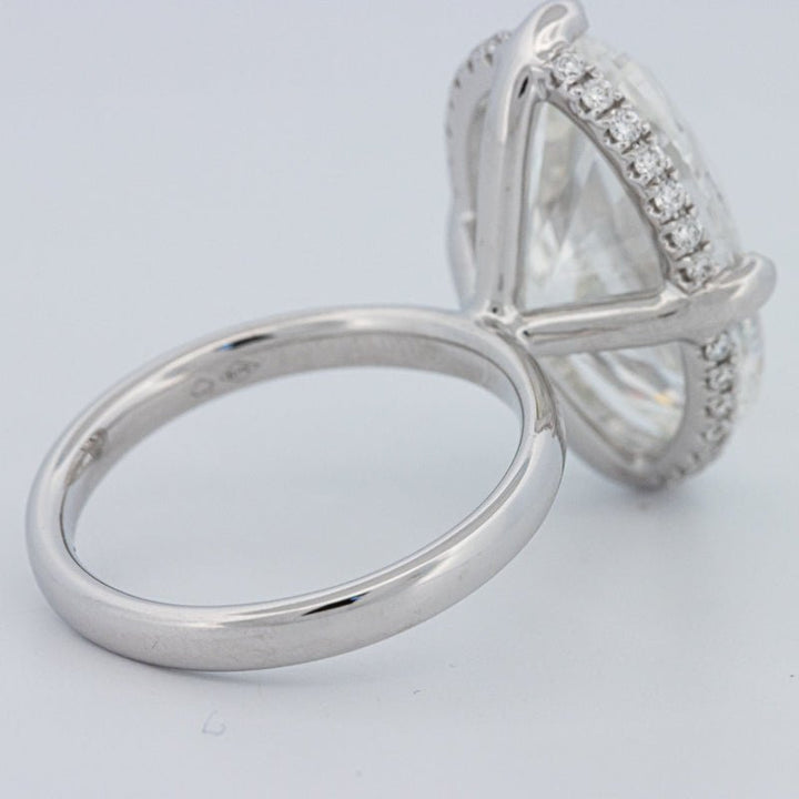 10 CT ''East - West" Halo Solitaire (LG) - ZIZOV DIAMONDS