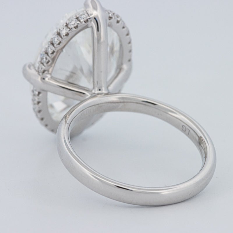 10 CT ''East - West" Halo Solitaire (LG) - ZIZOV DIAMONDS