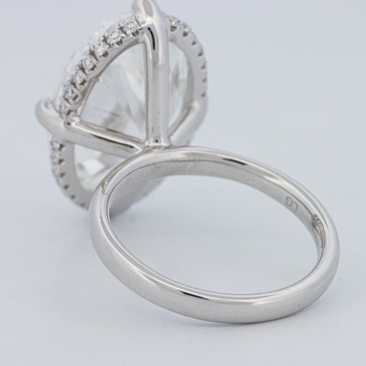 10 CT ''East - West" Halo Solitaire (LG) - ZIZOV DIAMONDS