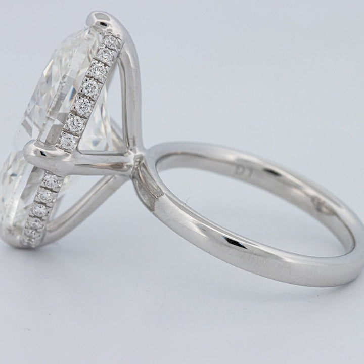 10 CT ''East - West" Halo Solitaire (LG) - ZIZOV DIAMONDS