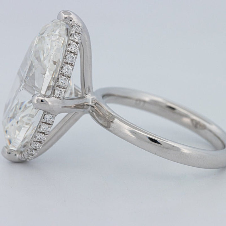 10 CT ''East - West" Halo Solitaire (LG) - ZIZOV DIAMONDS