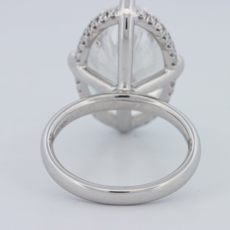 10 CT ''East - West" Halo Solitaire (LG) - ZIZOV DIAMONDS