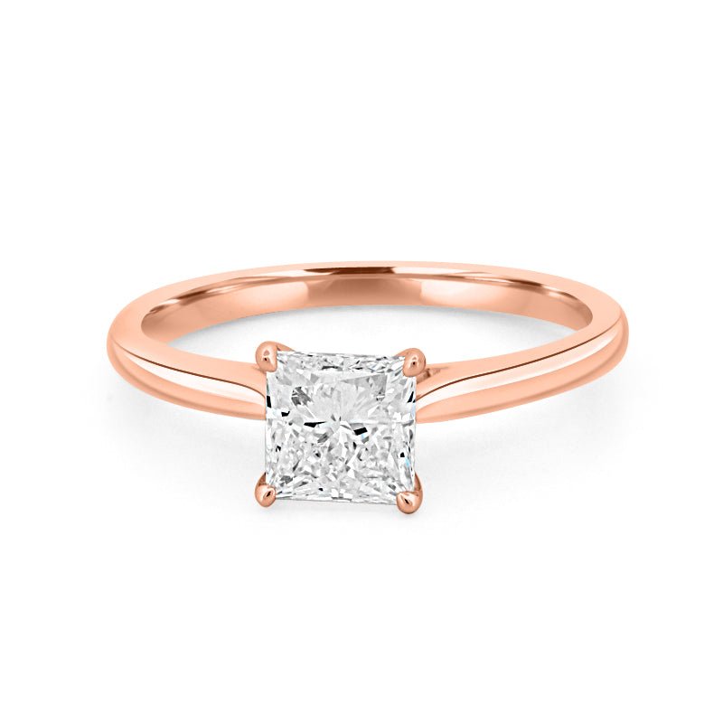 1,00 CT Classic Princess Cut Solitaire Ring (LG) - ZIZOV DIAMONDS