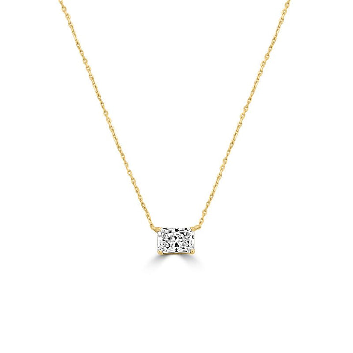 1.07 CT Radiant Cut Classic Pendant (LG) - ZIZOV DIAMONDS