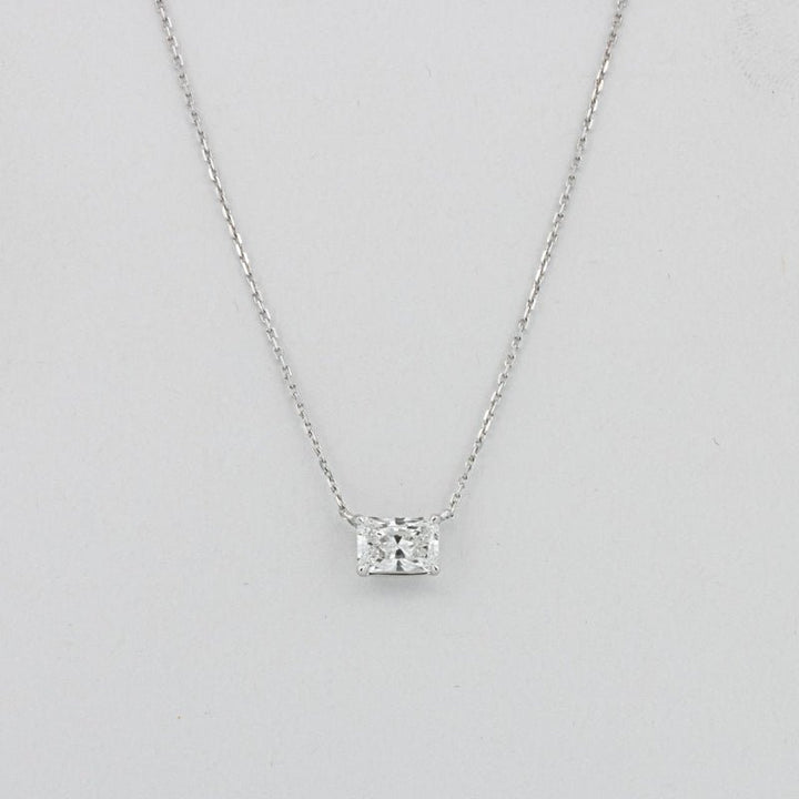 1.07 CT Radiant Cut Classic Pendant (LG) - ZIZOV DIAMONDS