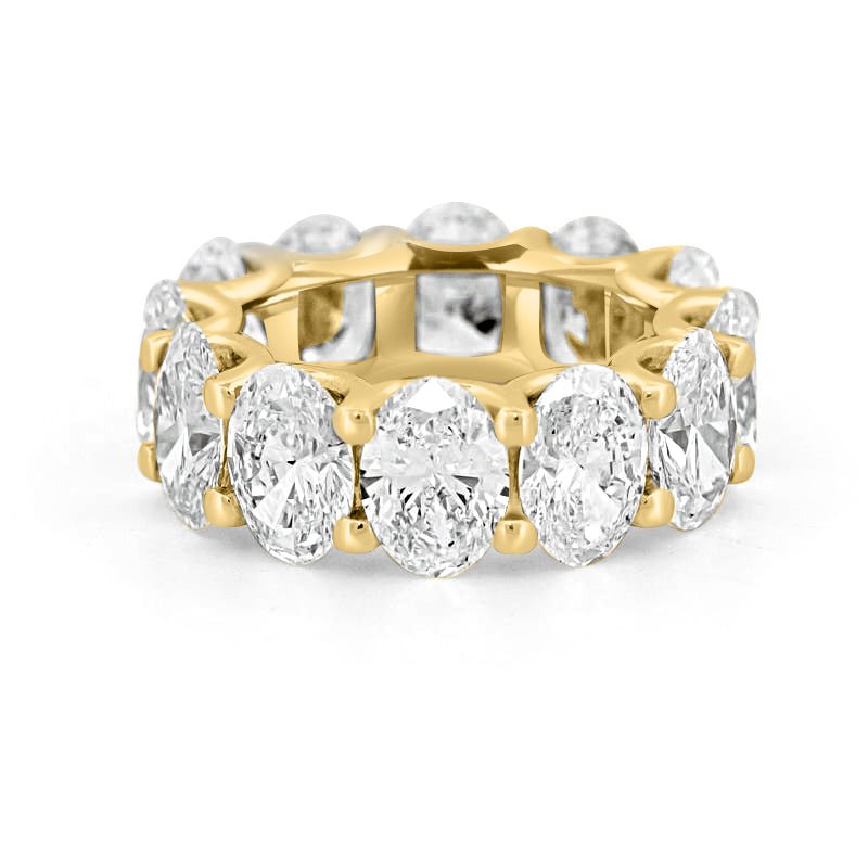 12 CT Full Oval Eternity Ring (LG) - ZIZOV DIAMONDS