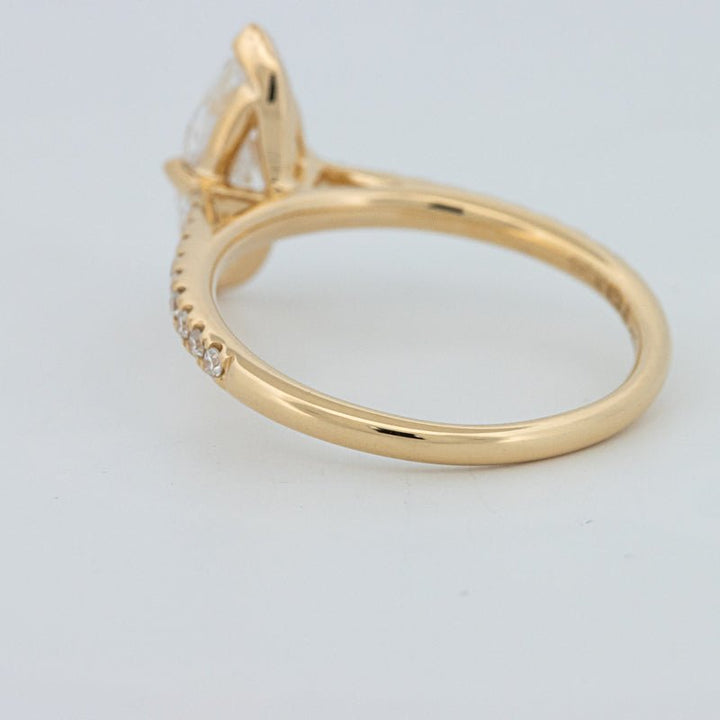 1.30 CT Marquise Cut Pavé Solitaire (LG) - ZIZOV DIAMONDS