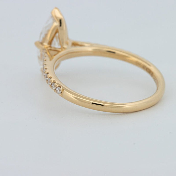 1.30 CT Marquise Cut Pavé Solitaire (LG) - ZIZOV DIAMONDS