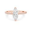 1.30 CT Marquise Cut Pavé Solitaire (LG) - ZIZOV DIAMONDS