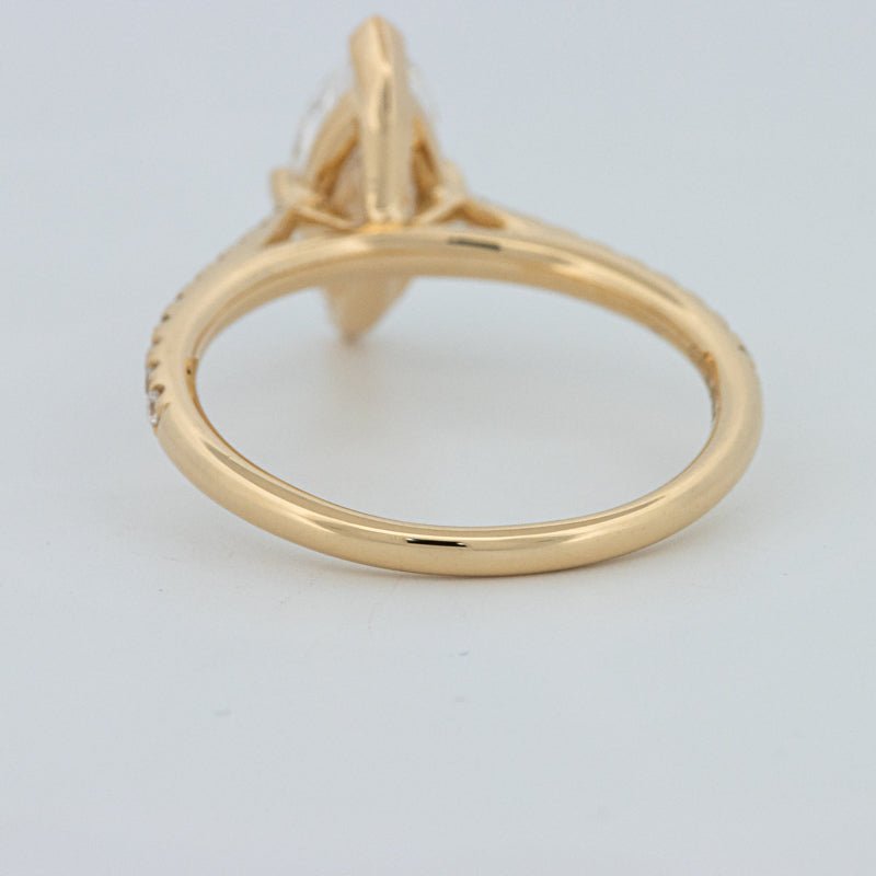 1.30 CT Marquise Cut Pavé Solitaire (LG) - ZIZOV DIAMONDS