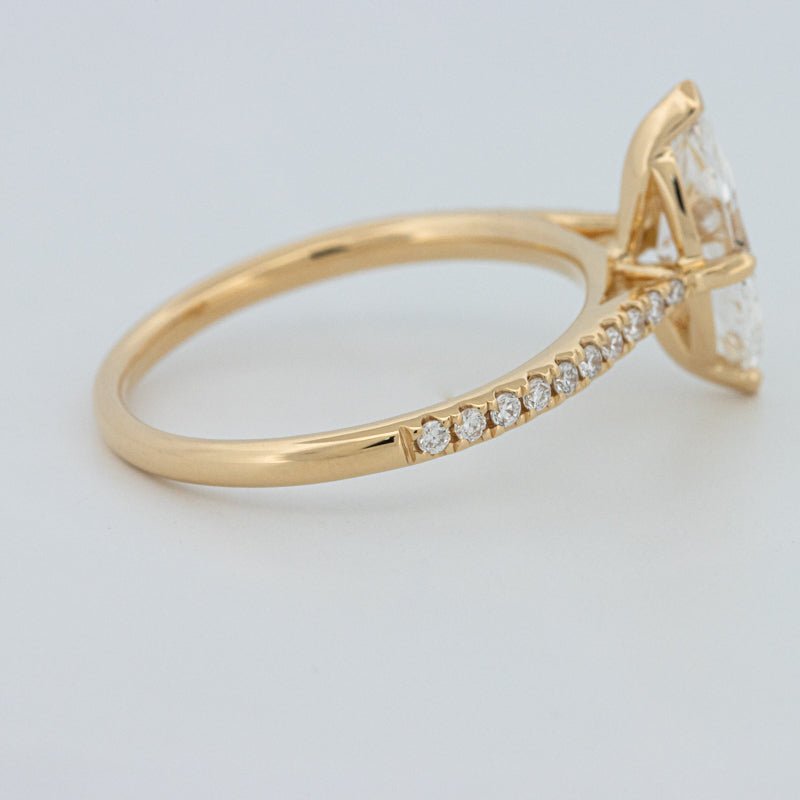 1.30 CT Marquise Cut Pavé Solitaire (LG) - ZIZOV DIAMONDS