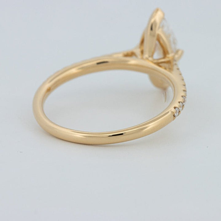 1.30 CT Marquise Cut Pavé Solitaire (LG) - ZIZOV DIAMONDS