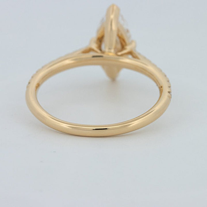 1.30 CT Marquise Cut Pavé Solitaire (LG) - ZIZOV DIAMONDS