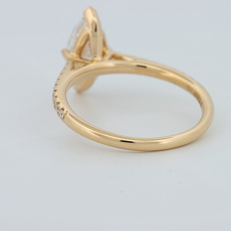 1.30 CT Marquise Cut Pavé Solitaire (LG) - ZIZOV DIAMONDS