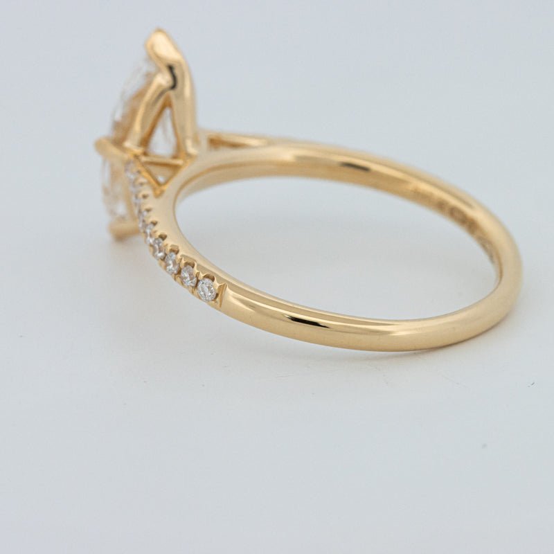 1.30 CT Marquise Cut Pavé Solitaire (LG) - ZIZOV DIAMONDS