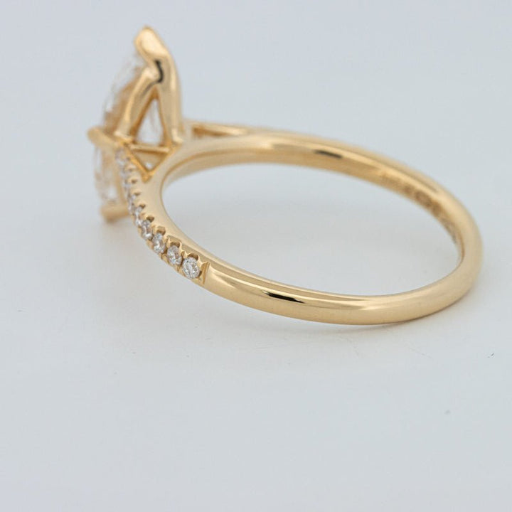 1.30 CT Marquise Cut Pavé Solitaire (LG) - ZIZOV DIAMONDS